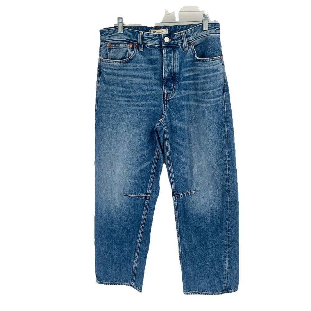 Madewell The Darted Barrell Leg Jeans Button Fly Sz 27